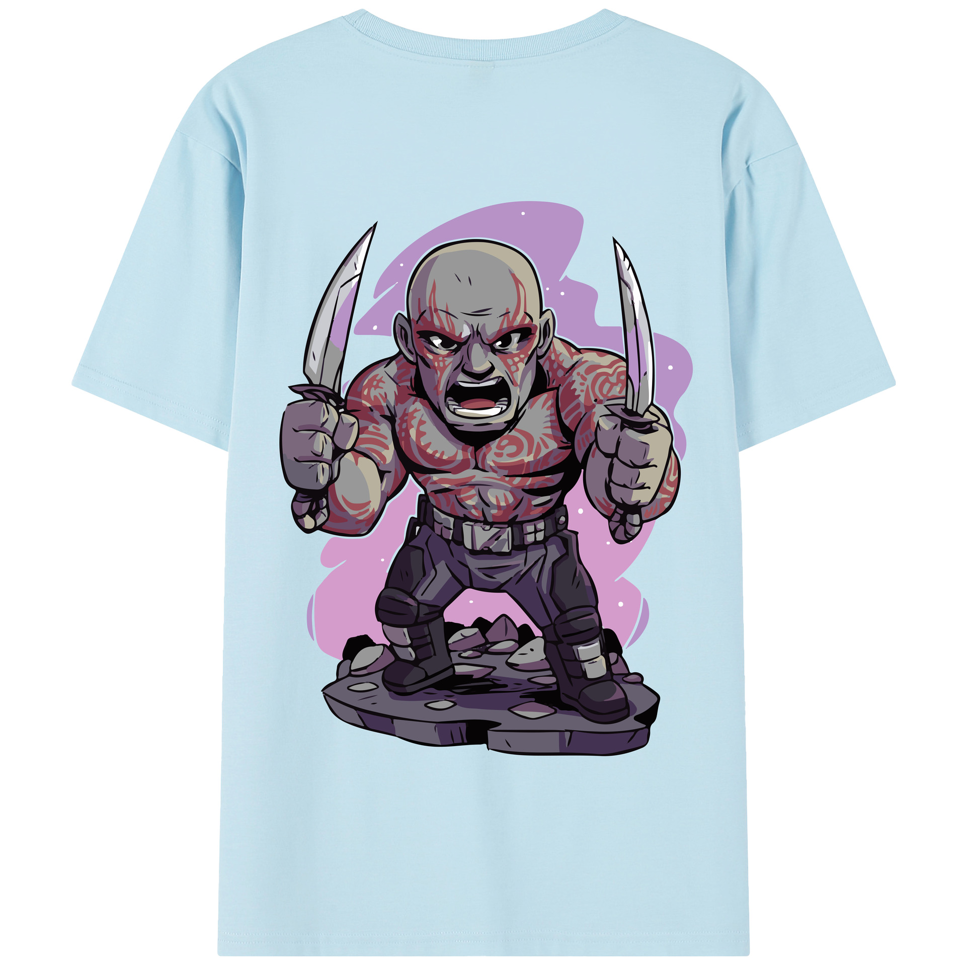 （画像用） アベンジャーズ The Avengers 綿100％半袖Tシャツ（背面プリント）